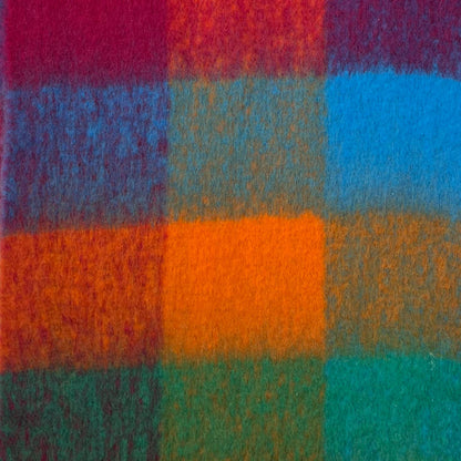 London Scarves - 16 Colours Soft check blanket scarf finished with tassels - Pinks