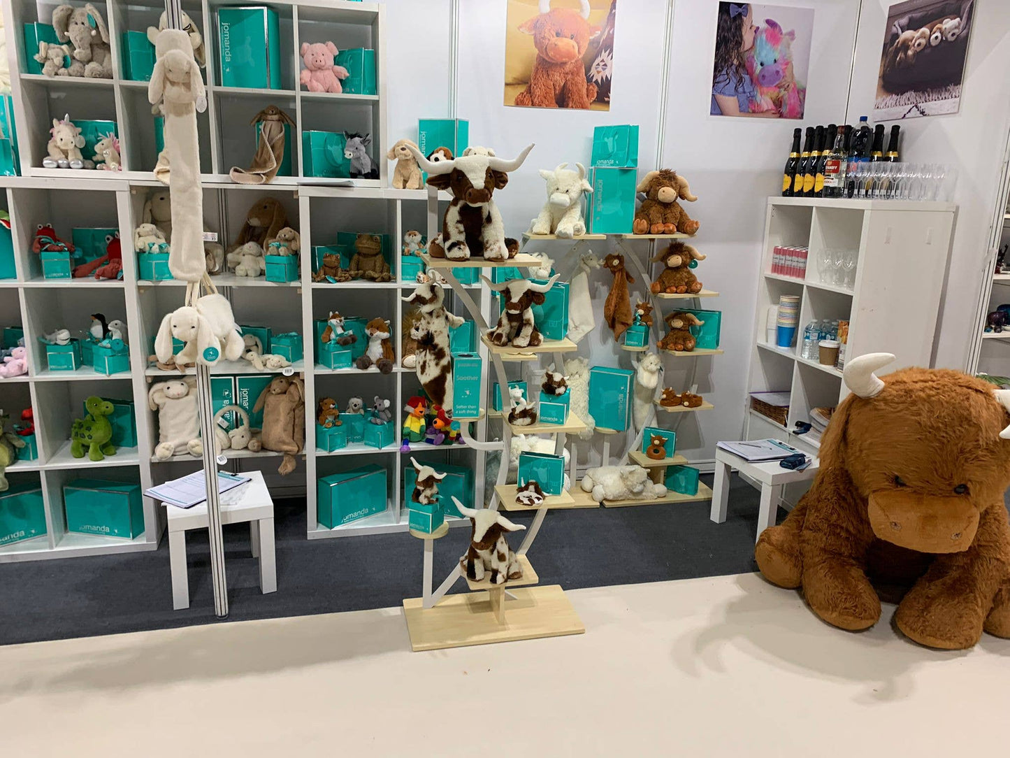 Jomanda Soft Toys & Accessories - Mini Horny Highland Cow Plush Baby Soft Toy - 11cm