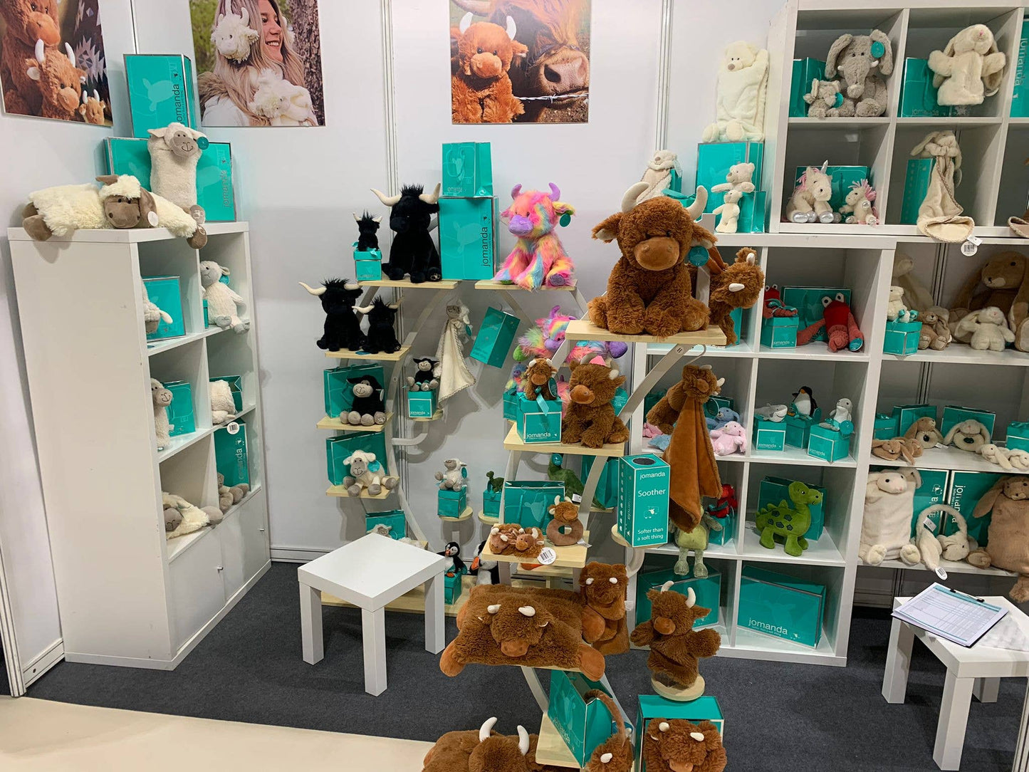 Jomanda Soft Toys & Accessories - Mini Horny Highland Cow Plush Baby Soft Toy - 11cm